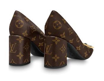 LOUIS VUITTON パンツにもスカートにも合うパンプス レザー 1A64FY