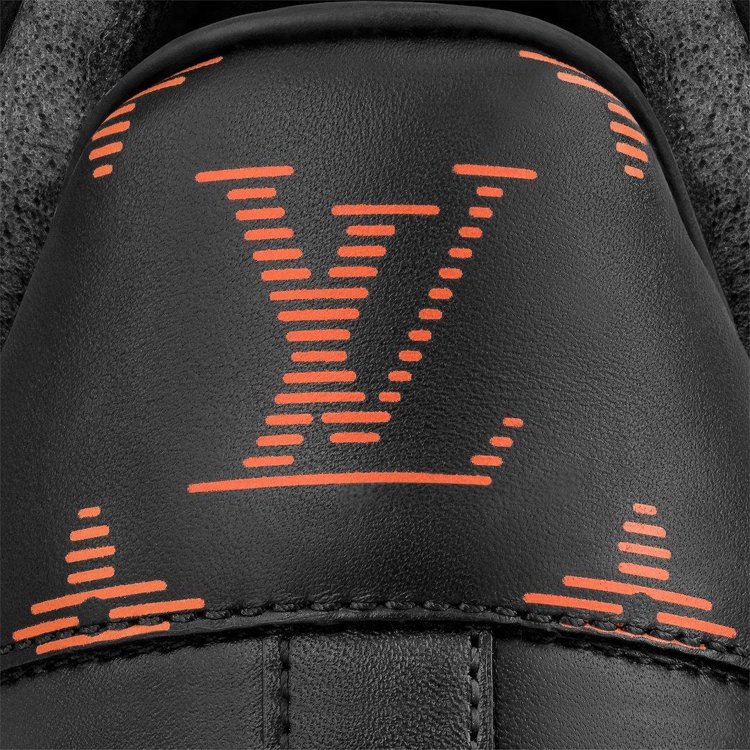 LOUIS VUITTON ルクセンブルグ レザースニーカー ブラック 1A9JCN