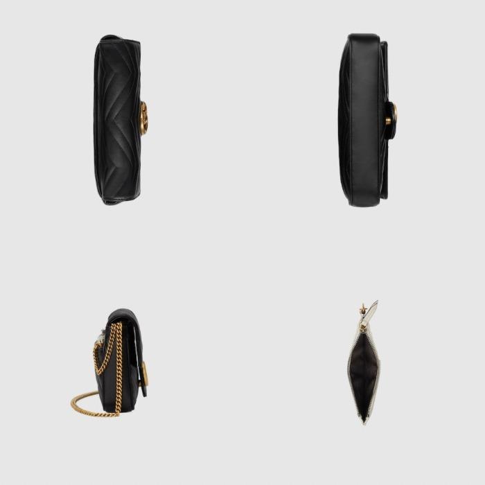 グッチ GUCCI GGマーモント チェーン ウォレット ショルダーバッグ 751526 AACCE 1000