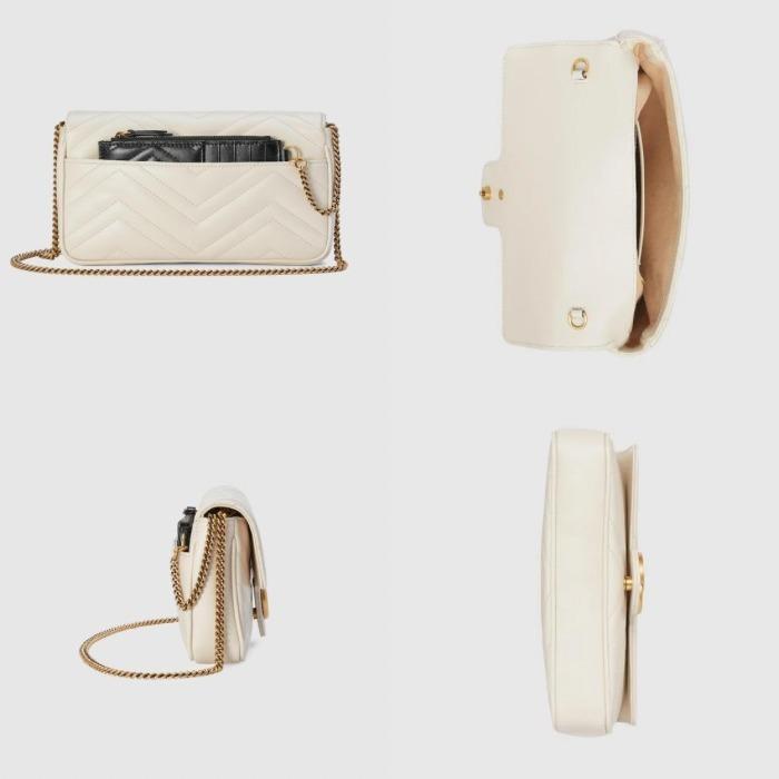 グッチ GUCCI GGマーモント チェーン ウォレット ショルダーバッグ 751526 AACCE 9053