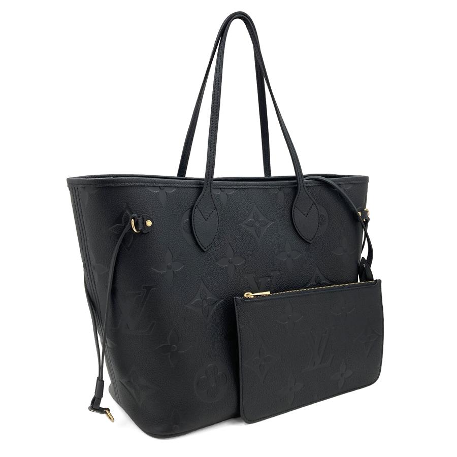 ルイヴィトンバッグ LOUIS VUITTON トートバッグ ネヴァーフル MM モノグラム ノワール M45685