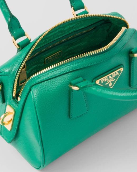 プラダ激安 PRADA ショルダーバッグ 2Wayバッグ レザー マンゴー 1BB846_NZV_F0458_V_XOO