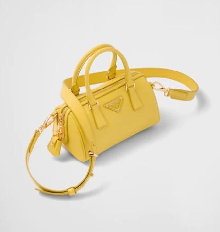 プラダ PRADA ショルダーバッグ 2Wayバッグ レザー イエロー 1BB846_NZV_F0377_V_XOO