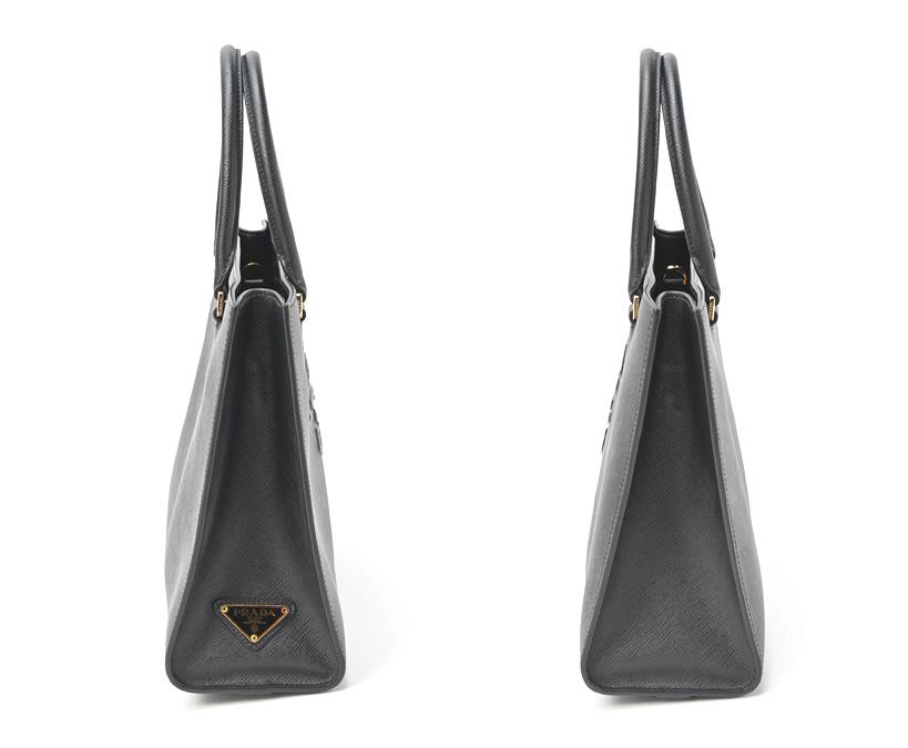 プラダ PRADA ミディアムサフィアーノレザー ハンドバッグ カードケース 1BA337_NZV_F0002_V_XOA