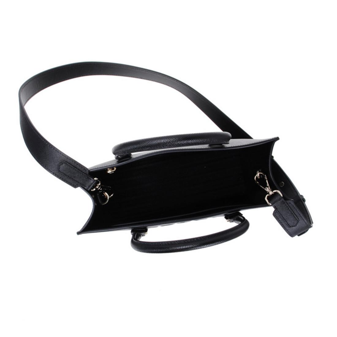 プラダ PRADA ミディアムサフィアーノレザー ハンドバッグ カードケース 1BA337_NZV_F0002_V_XOA