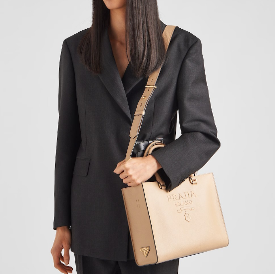 プラダ PRADA ミディアムサフィアーノレザー ハンドバッグ カードケース 1BA337_NZV_F0036_V_XOA