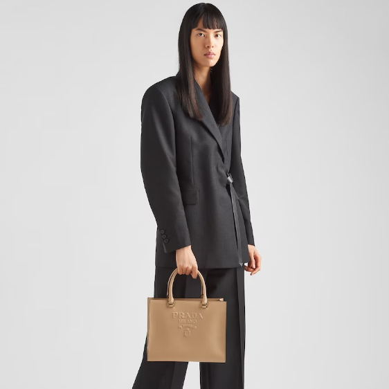 プラダ PRADA ミディアムサフィアーノレザー ハンドバッグ カードケース 1BA337_NZV_F0036_V_XOA