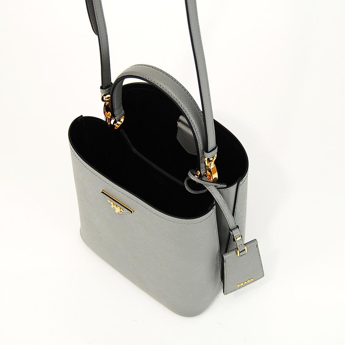 PRADA プラダ パニエ サフィアーノレザーバッグ 1BA212 OOO 2ERX F01T3