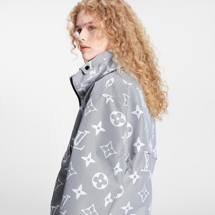 LOUIS VUITTON インバーテッドマヒナモノグラムパーカ ロゴ 1AAK34