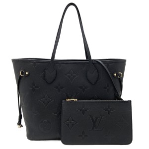 ルイヴィトンバッグ LOUIS VUITTON トートバッグ ネヴァーフル MM モノグラム ノワール M45685