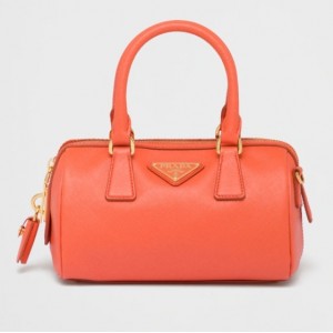 プラダ PRADA ショルダーバッグ 2Wayバッグ レザー オレンジ 1BB846_NZV_F0049_V_XOO