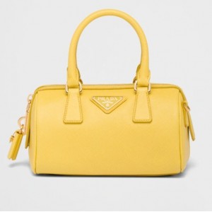 プラダ PRADA ショルダーバッグ 2Wayバッグ レザー イエロー 1BB846_NZV_F0377_V_XOO