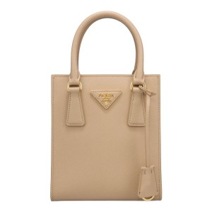 プラダバッグ レディース PRADA サフィアーノレザー 1BA358 NZV SABBIA ベージュ