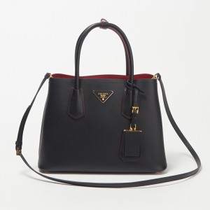 プラダ PRADA 2WAYバッグ ドゥーブレ スモールバッグ ブラック 1BG887 2A4A OOO F0LJ4
