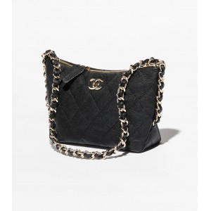 シャネル CHANEL スモール ホーボー バッグ カーフスキン AS4320 B15551 94305