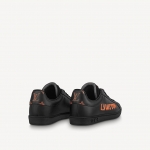 LOUIS VUITTON ルクセンブルグ レザースニーカー ブラック 1A9JCN