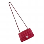 シャネル激安 CHANEL ミニマトラッセ20 レッド レザー キャビアスキン レディース ショルダーバッグA69900