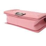 シャネル ボーイシャネル チェーンショルダー 25cm ピンク ヴィンテージ A67086