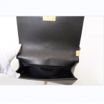 シャネル激安 CHANEL ボーイシャネル25 マトラッセ チェーンショルダー ラムスキン 黒 ブラック ゴールド金具 A67086