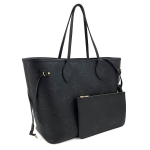 ルイヴィトンバッグ LOUIS VUITTON トートバッグ ネヴァーフル MM モノグラム ノワール M45685