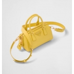 プラダ PRADA ショルダーバッグ 2Wayバッグ レザー イエロー 1BB846_NZV_F0377_V_XOO