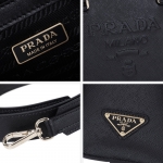 プラダ PRADA ミディアムサフィアーノレザー ハンドバッグ カードケース 1BA337_NZV_F0002_V_XOA