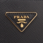 プラダ PRADA 2WAYバッグ ドゥーブレ スモールバッグ ブラック 1BG887 2A4A OOO F0LJ4
