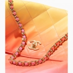 シャネル CHANEL ラージ ホーボー バッグ オレンジ&イエロー AS4632 B15040 NT620