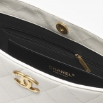 シャネル激安 CHANEL ラージ ホーボー バッグ ホワイト AS4450 B14393 10601