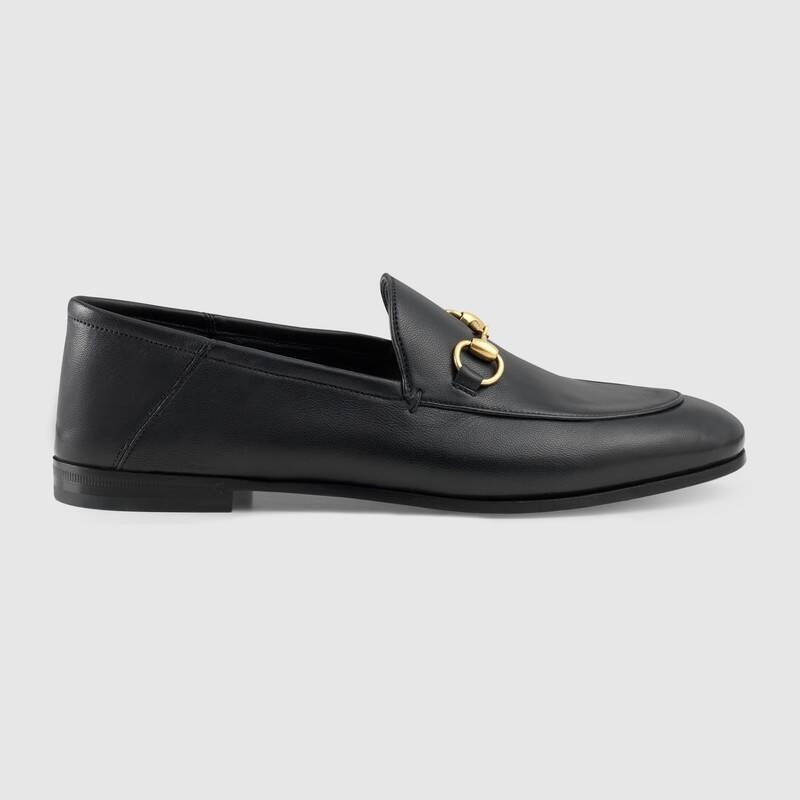 グッチ Gucci ブリクストン レザー ホースビット ローファー 407314 DLC00 1000