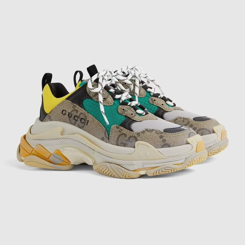 グッチ GUCCI BALENCIAGA トリプルSスニーカーハッカープロジェクト 677192 ULZ10 9795