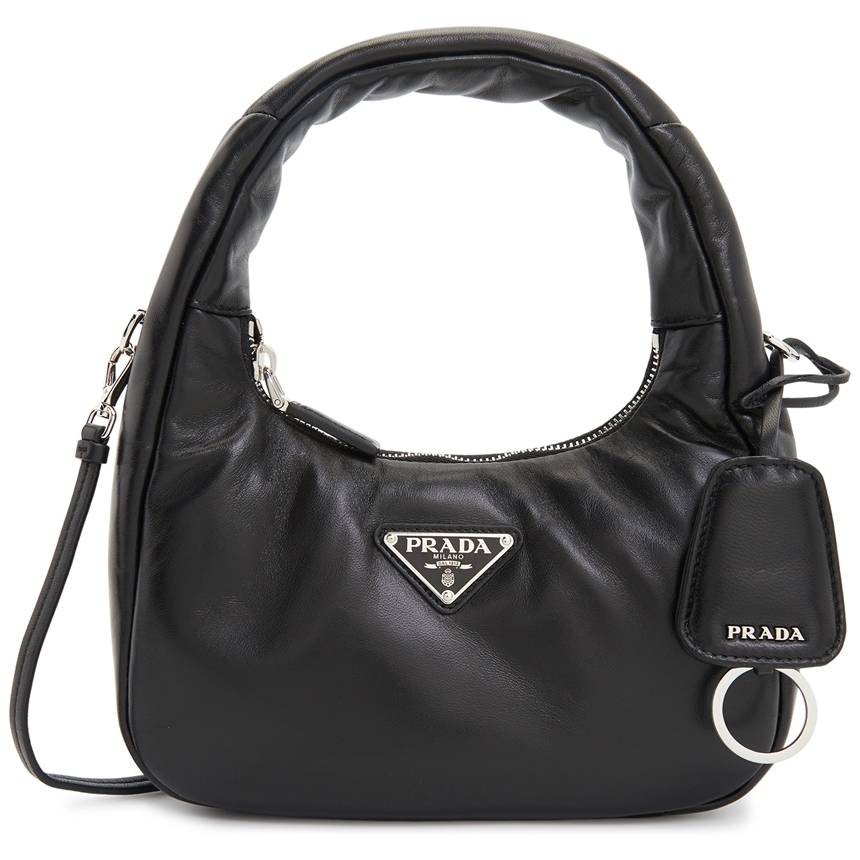 プラダ ソフト パデッドナッパレザー ミニバッグ ショルダーバッグ 1BA384 2DYI F0002 OVZ