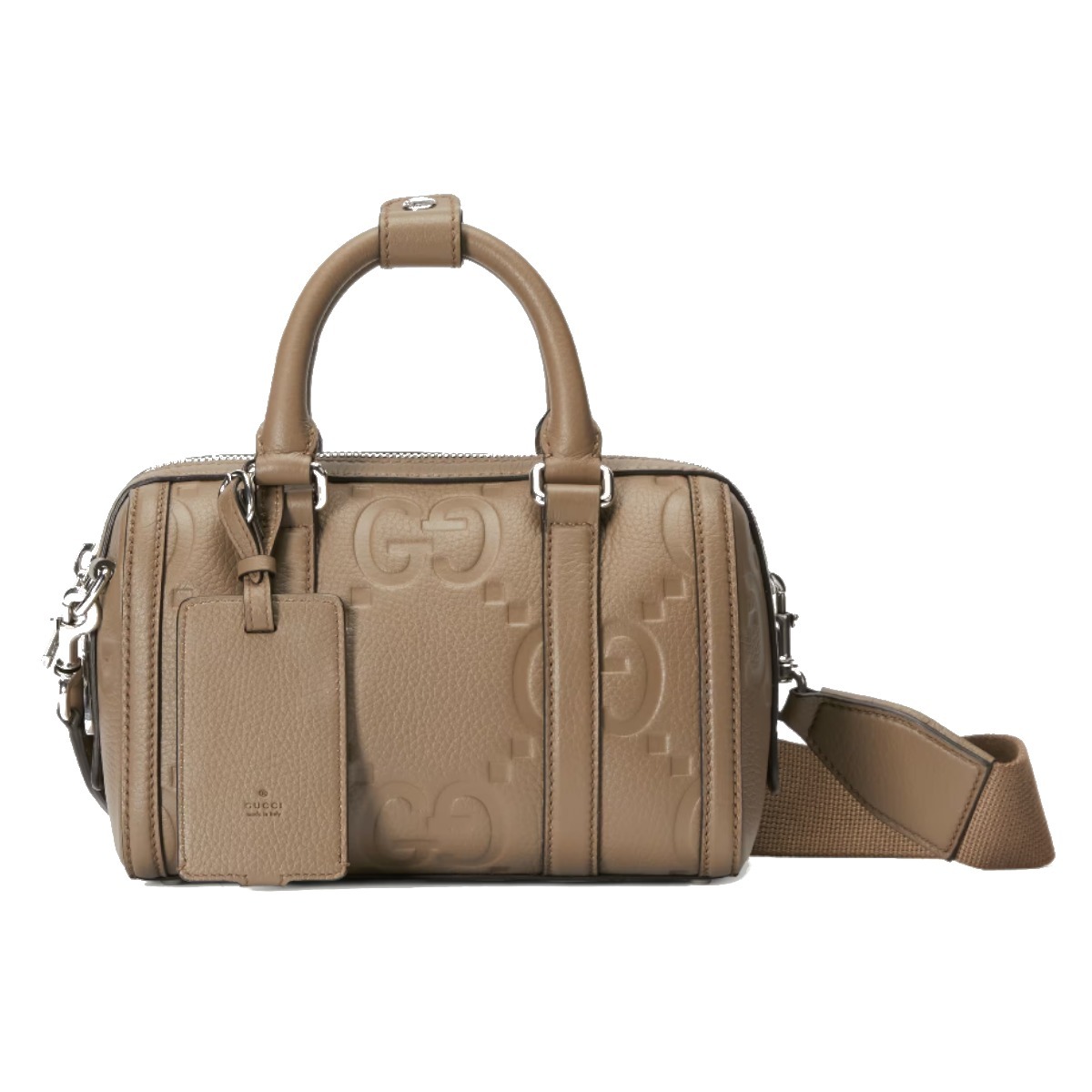 グッチ ジャンボGG レザー ミニ ダッフルバッグ 2WAY ハンドバッグ 725292 AABY7 1000