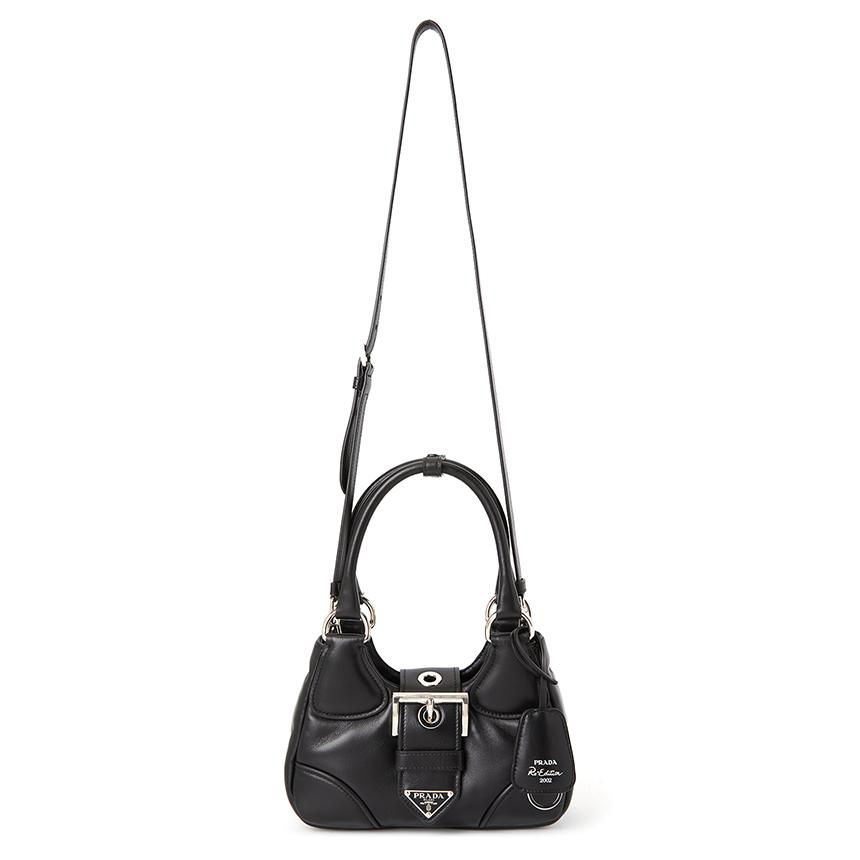 プラダ レディース ショルダーバッグ  パデッド ナッパレザー ハンドバッグ 1BA381 2DYI F0002 OOM