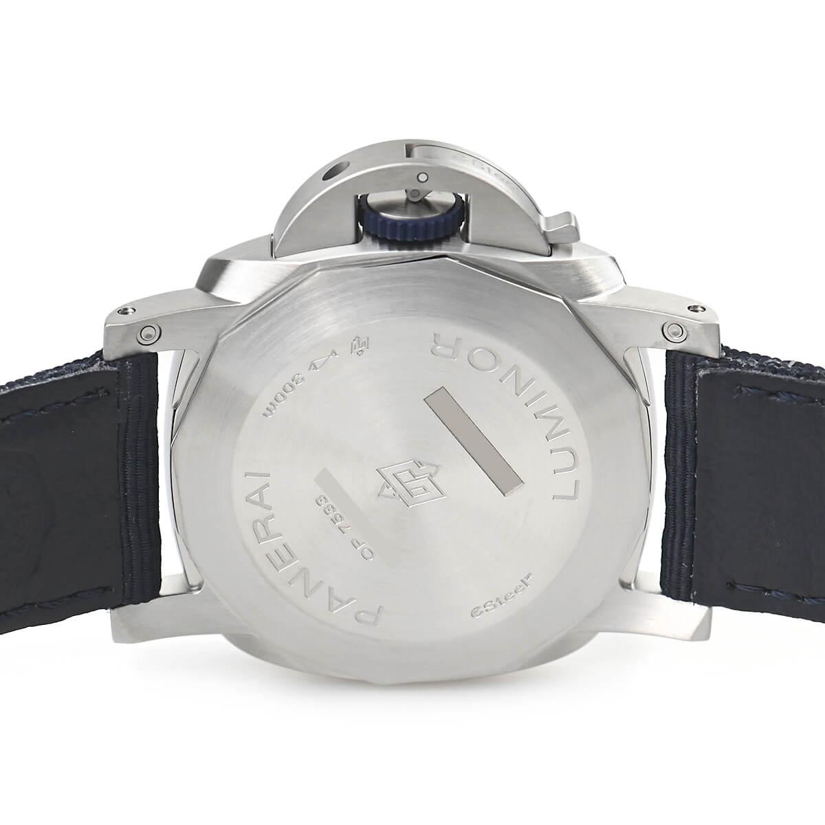 パネライ  ルミノール マリーナ eSteel Blu Profondo 自動巻き メンズ PAM01157
