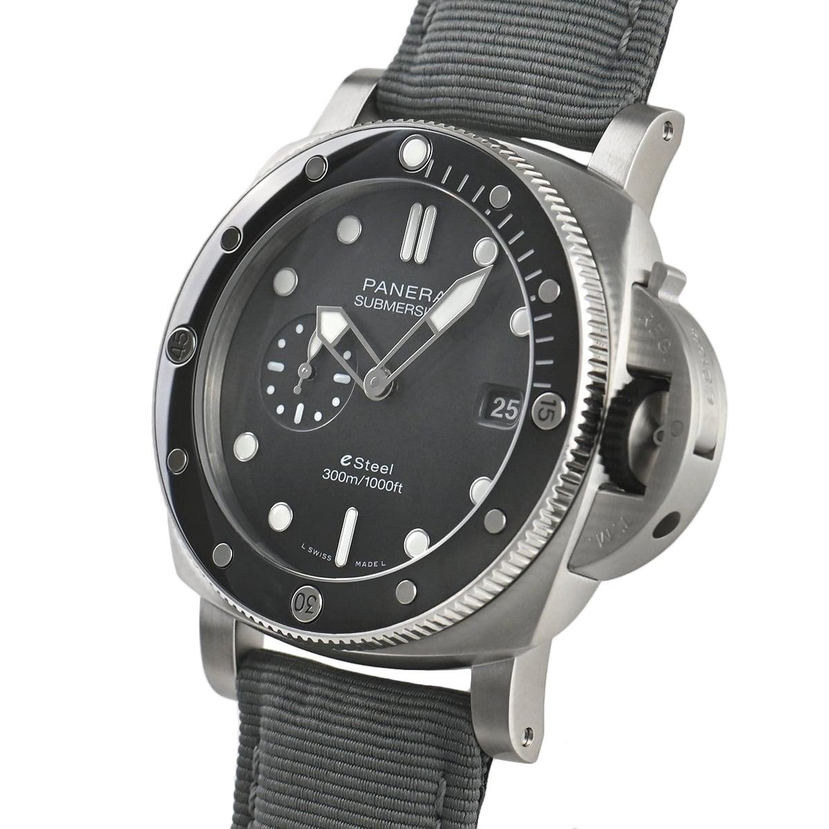 パネライ サブマーシブル クアランタクアトロ ESteel Grigio Roccia ブティ 自動巻き メンズ PAM01288