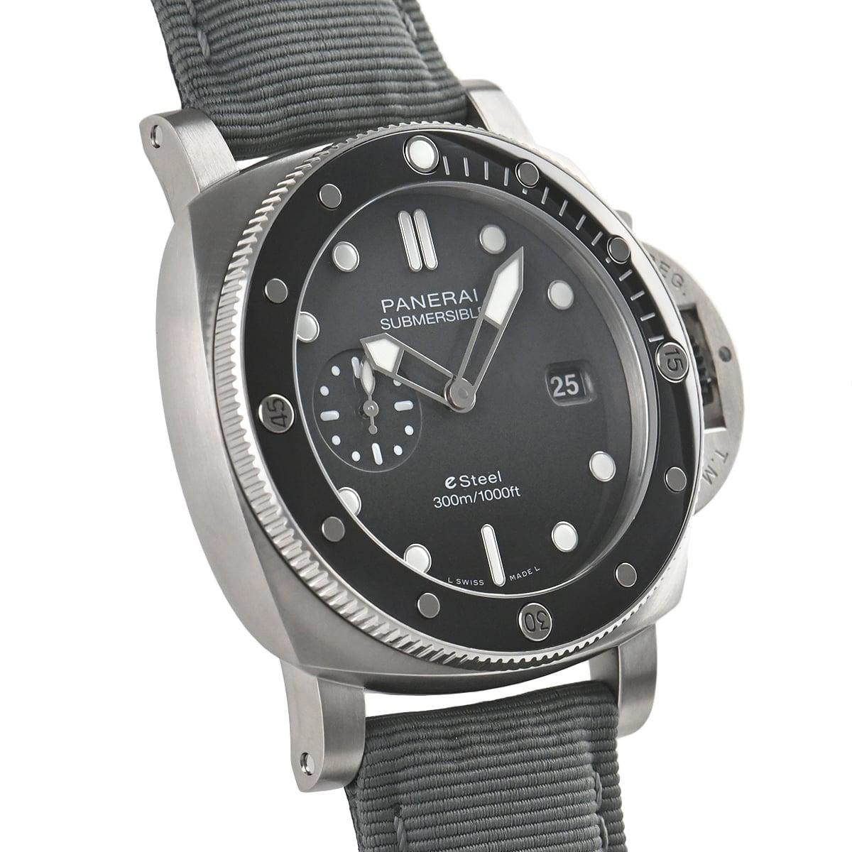 パネライ サブマーシブル クアランタクアトロ ESteel Grigio Roccia ブティ 自動巻き メンズ PAM01288