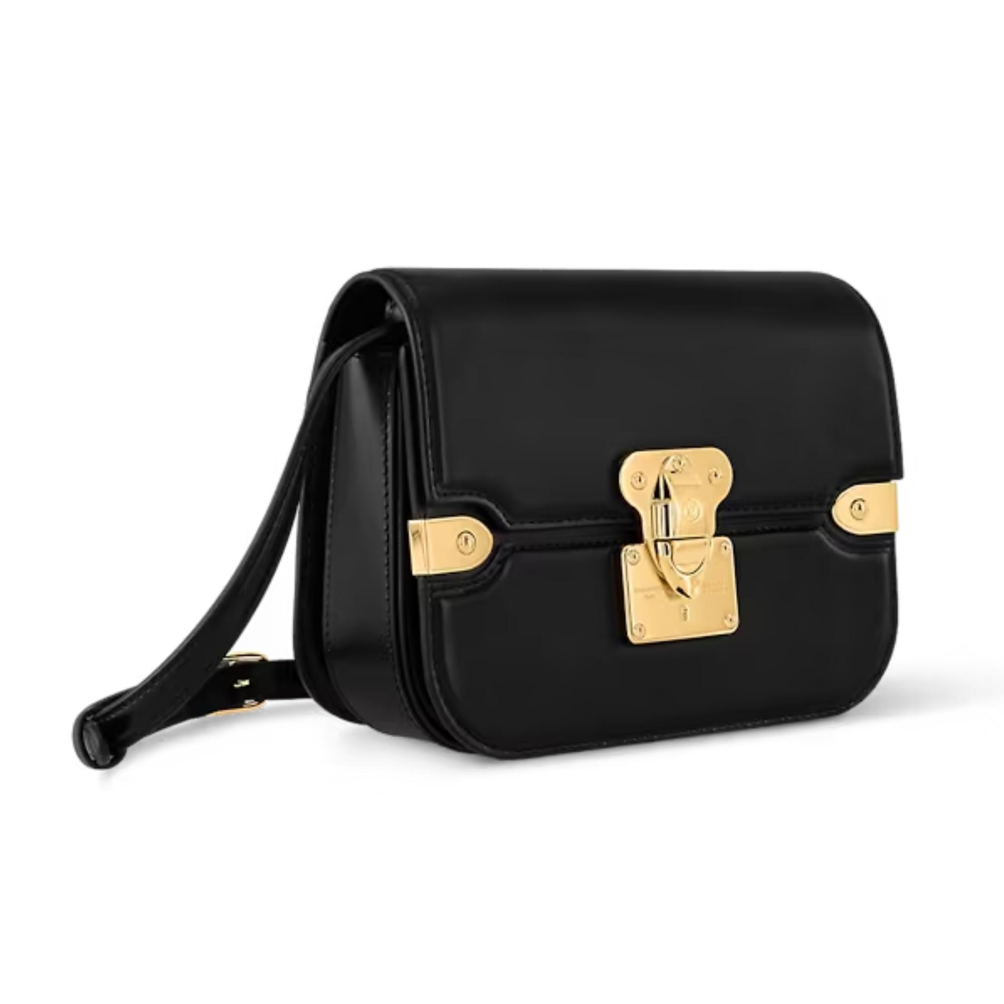 Louisvuitton オルセー MM 2wayレザーショルダー ハンドバッグ ノワール M23655