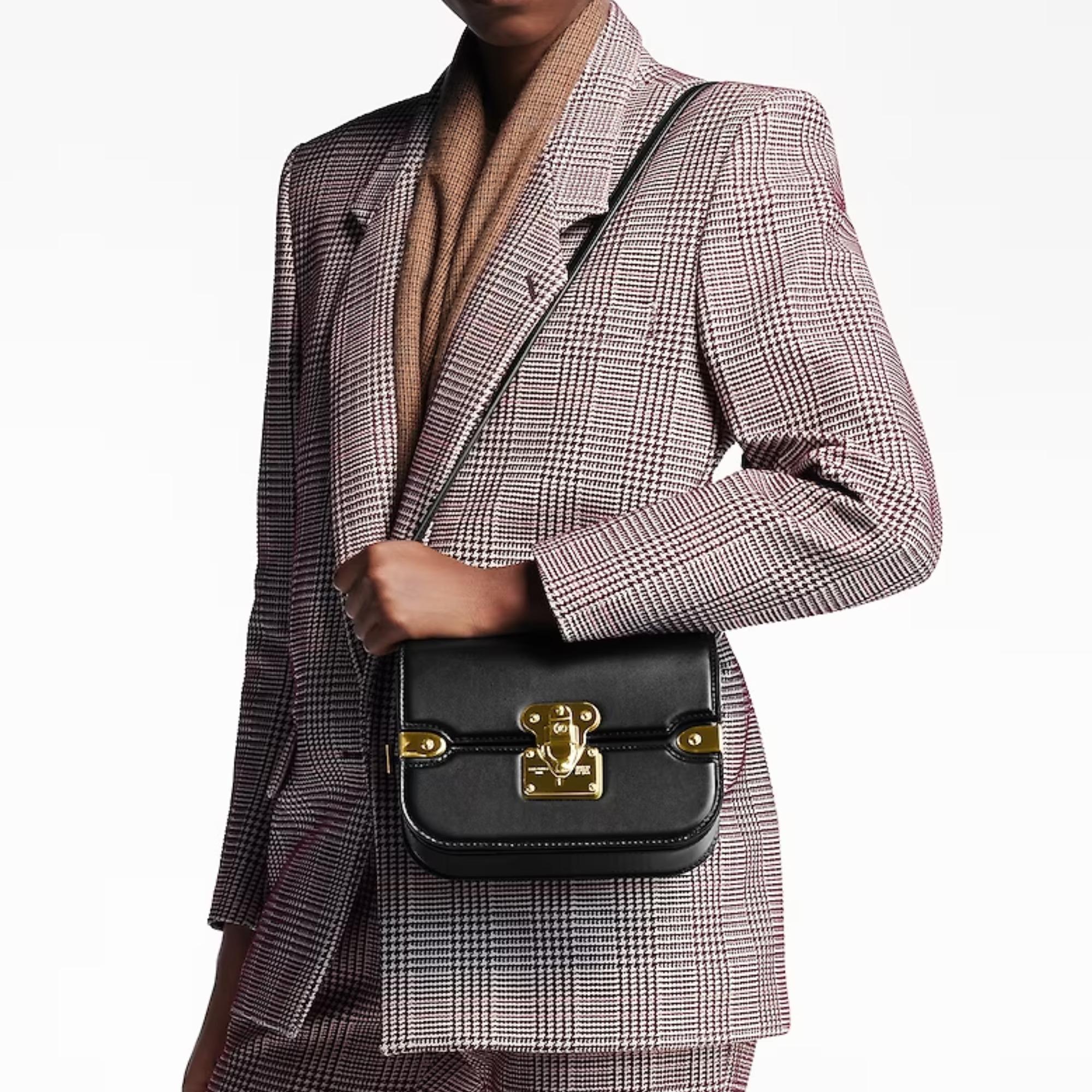 Louisvuitton オルセー MM 2wayレザーショルダー ハンドバッグ ノワール M23655