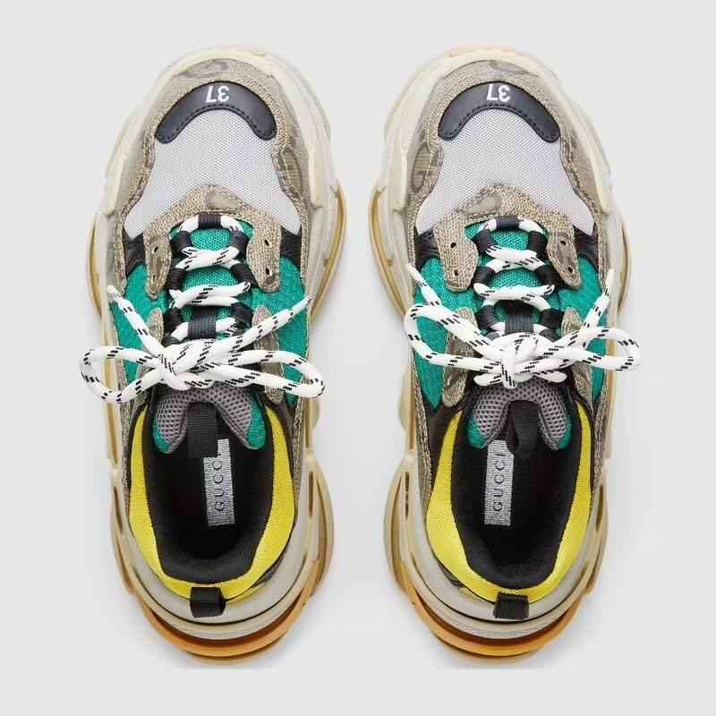 グッチ GUCCI BALENCIAGA トリプルSスニーカーハッカープロジェクト 677192 ULZ10 9795