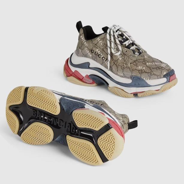 グッチ激安 GUCCI BALENCIAGA トリプルSスニーカーハッカープロジェクト 677195 UL110 8461