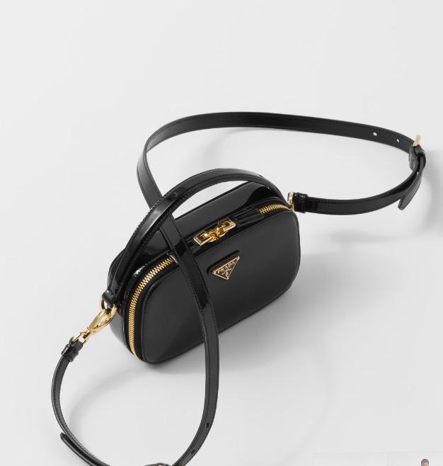 プラダ PRADA パテントレザー　オデット ミニバッグ 1BH206_069_F0002_V_OVM