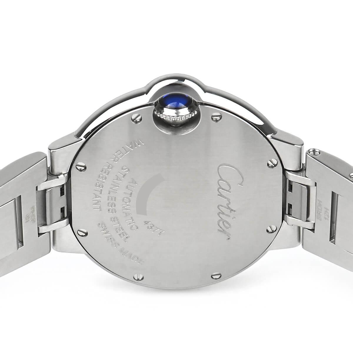 カルティエ バロン ブルー 33mm 自動巻き レディース WSBB0044