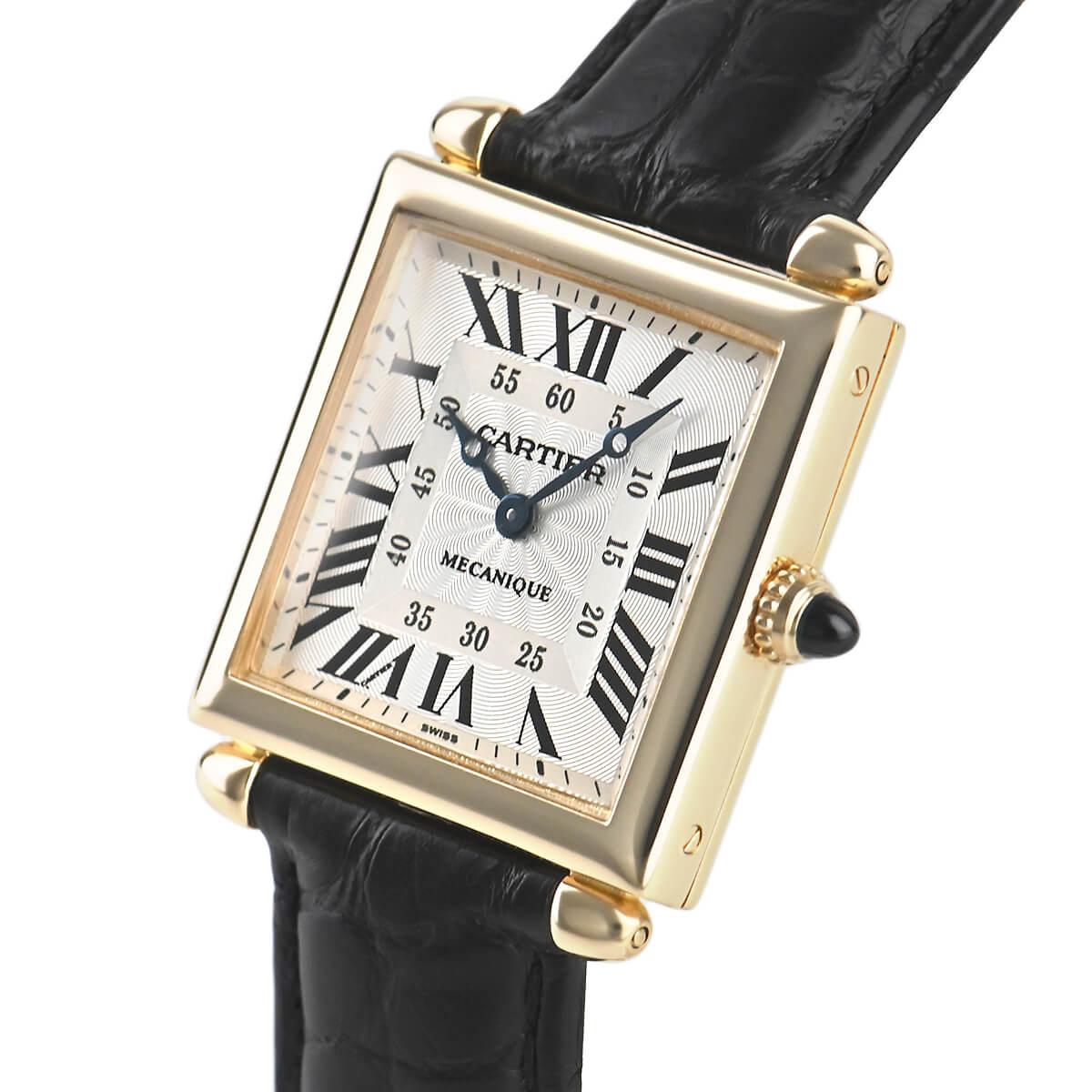 カルティエ タンク カレ オビュ 手巻き W1516956