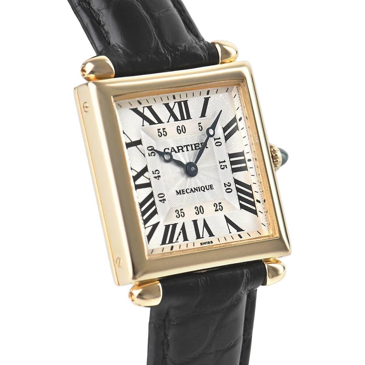 カルティエ タンク カレ オビュ 手巻き W1516956