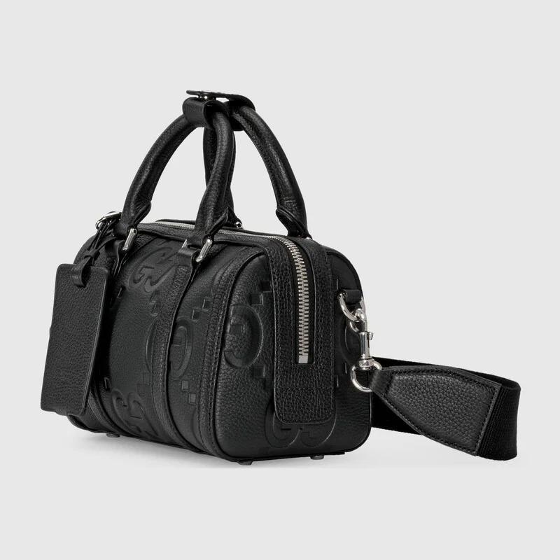 グッチ ジャンボGG レザー ミニ ダッフルバッグ 2WAY ハンドバッグ 725292 AABY7 2801