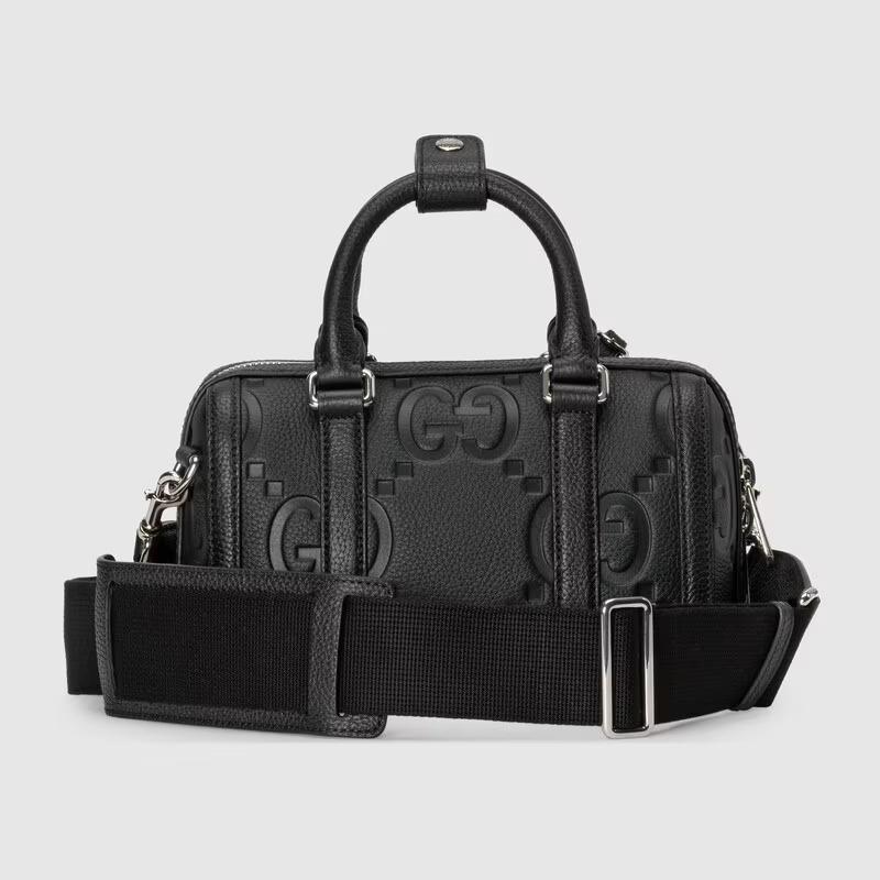 グッチ ジャンボGG レザー ミニ ダッフルバッグ 2WAY ハンドバッグ 725292 AABY7 2801