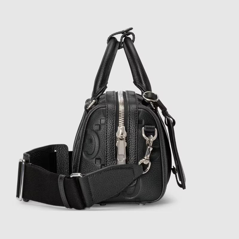 グッチ ジャンボGG レザー ミニ ダッフルバッグ 2WAY ハンドバッグ 725292 AABY7 2801