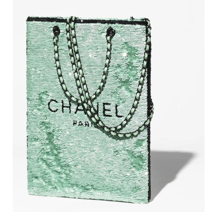 シャネル激安 CHANEL スパンコールトートバッグ AS4856 B16494 NY078
