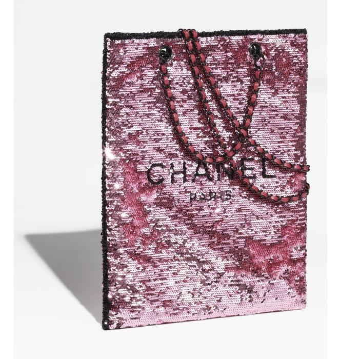シャネル CHANEL スパンコールトートバッグ AS4856 B16494 NY079